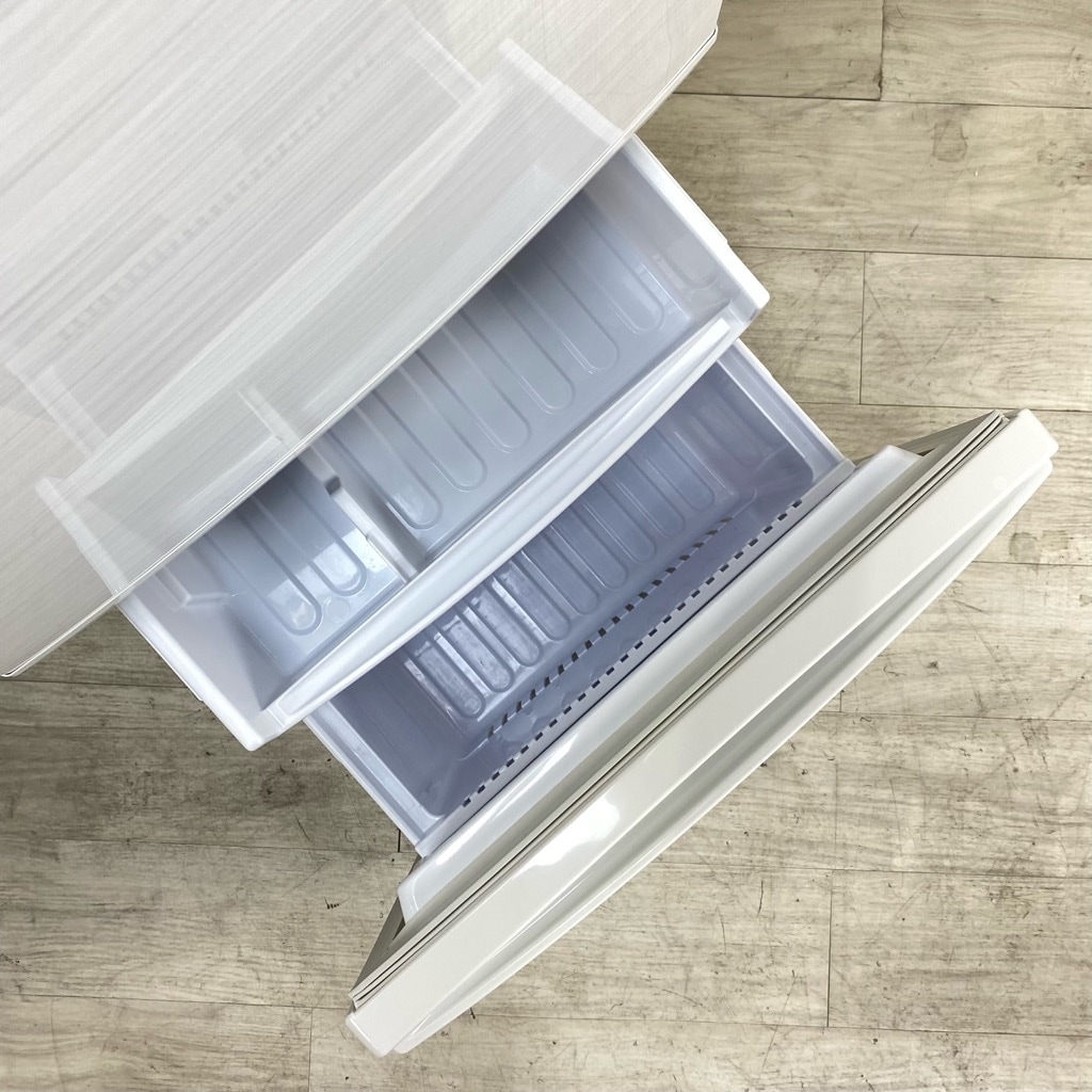 中古 137L つけかえどっちもドア 2ドア冷蔵庫 シャープ SJ-D14F-W 2020