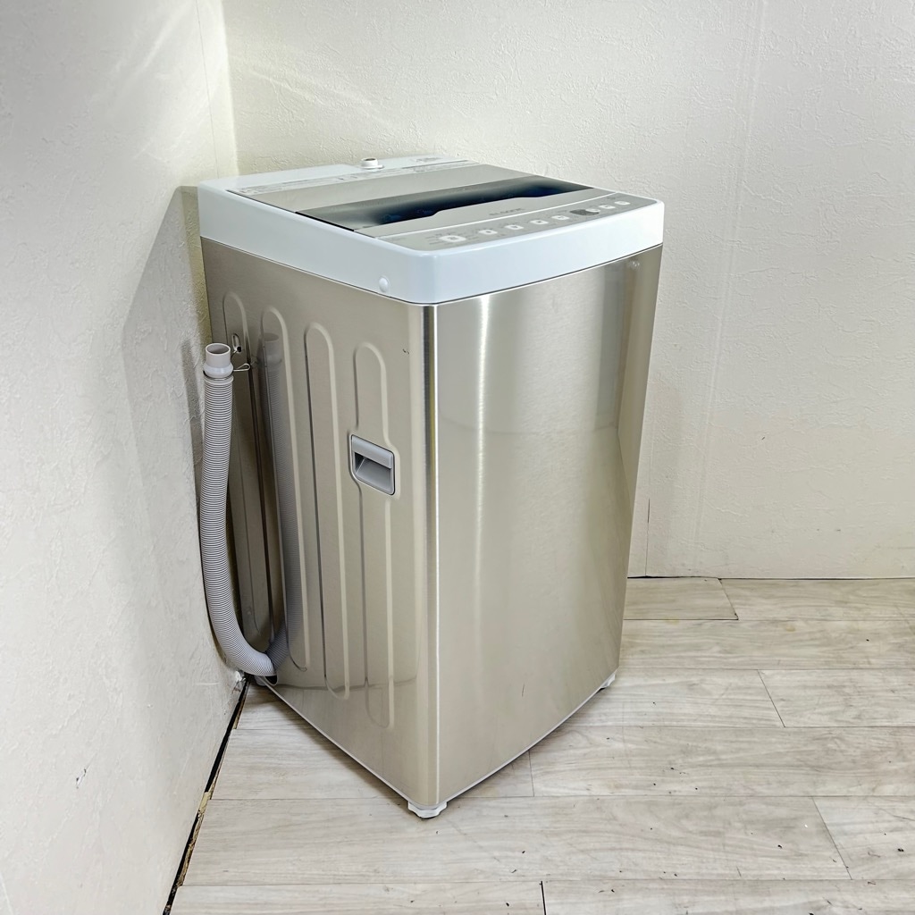 中古 5.5kg 全自動洗濯機 送風乾燥機能 エルソニック EH-L55DDS2 2020