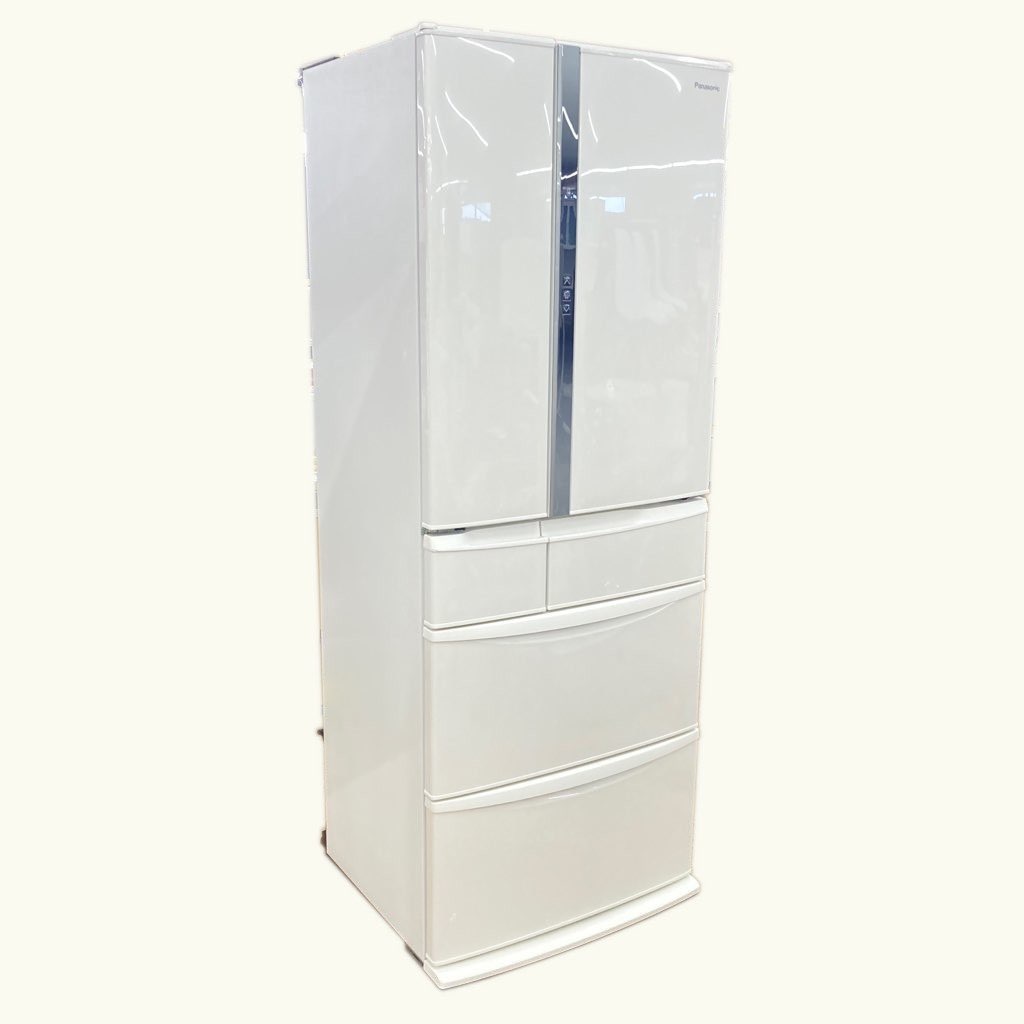 中古高年式 ECONAVI パナソニック 451L 6ドア冷蔵庫 NR-FVF456-W 2020