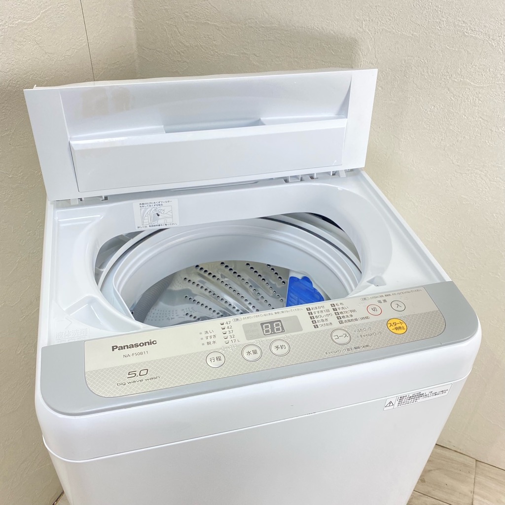 中古 洗濯機 パナソニック 5.0kg NA-F50B11 2018年製 全自動洗濯機 縦