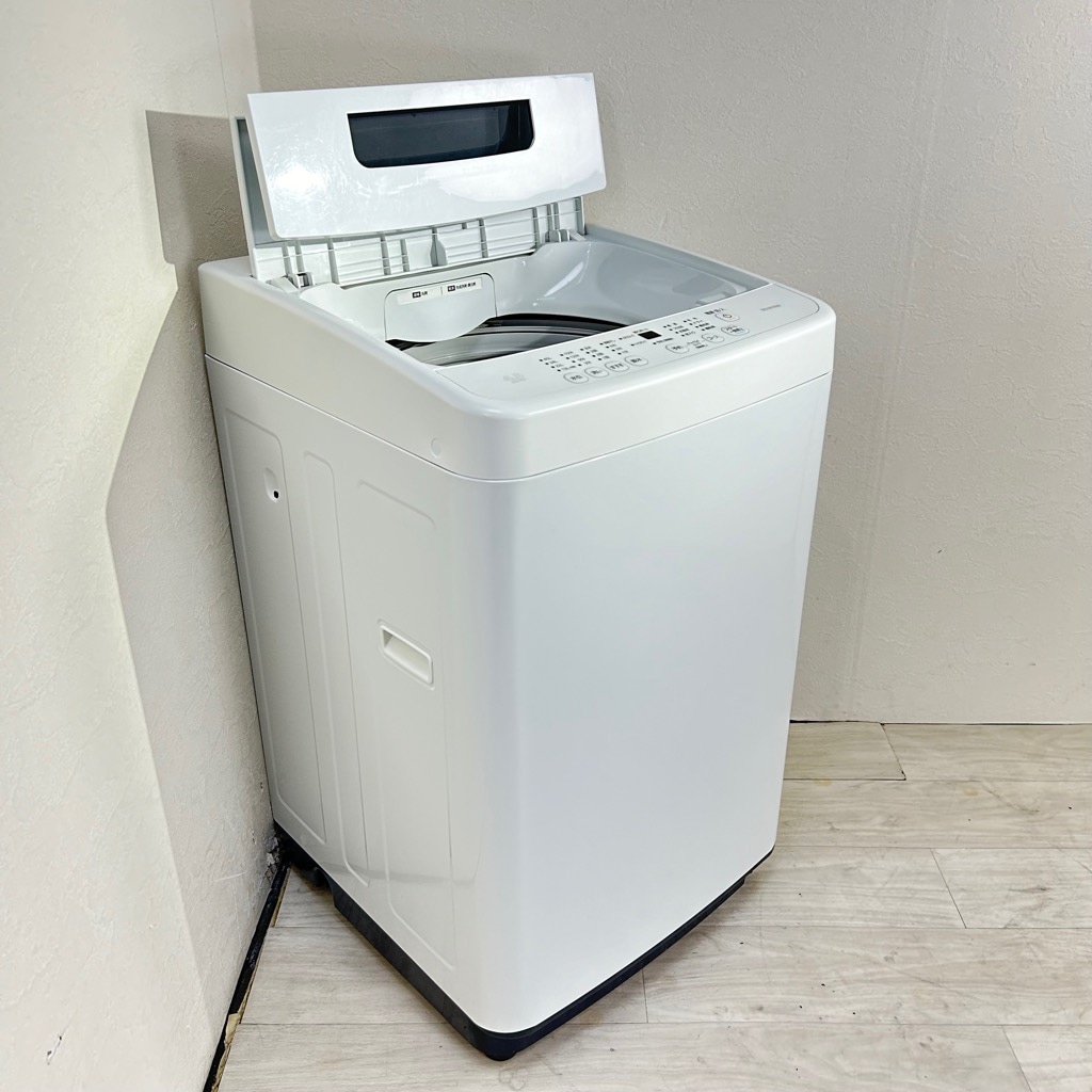 中古 4.5kg 全自動洗濯機 アイリスオーヤマ 送風乾燥機能 IAW-T451