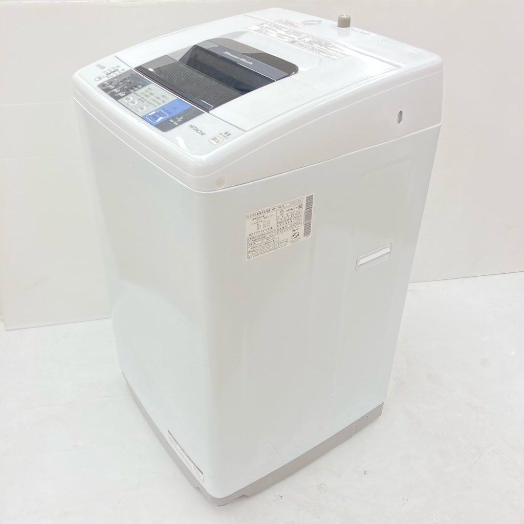 中古 高年式 2017年製 東芝 白い約束 ピュアホワイト 7.0kg 全自動洗濯