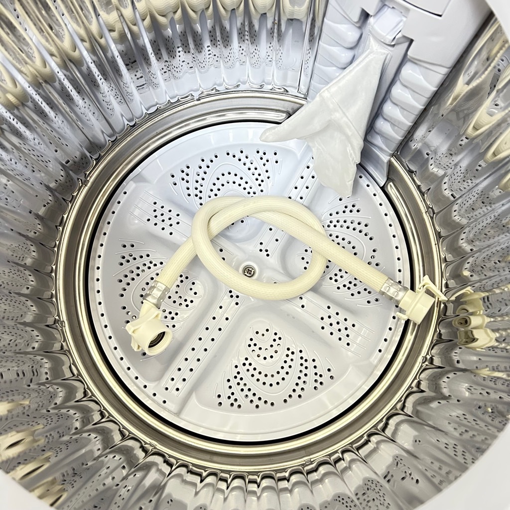 中古高年式 シャープ 7.0kg 全自動洗濯機 風乾燥 ES-GE7F-W 2022年製