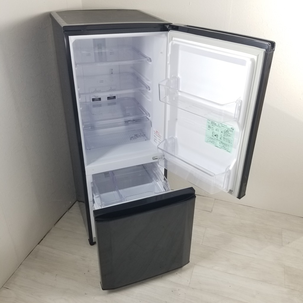 安心の6ヶ月保障】MITSUBISHI(三菱) 2ドア冷蔵庫 MR-P15C-B