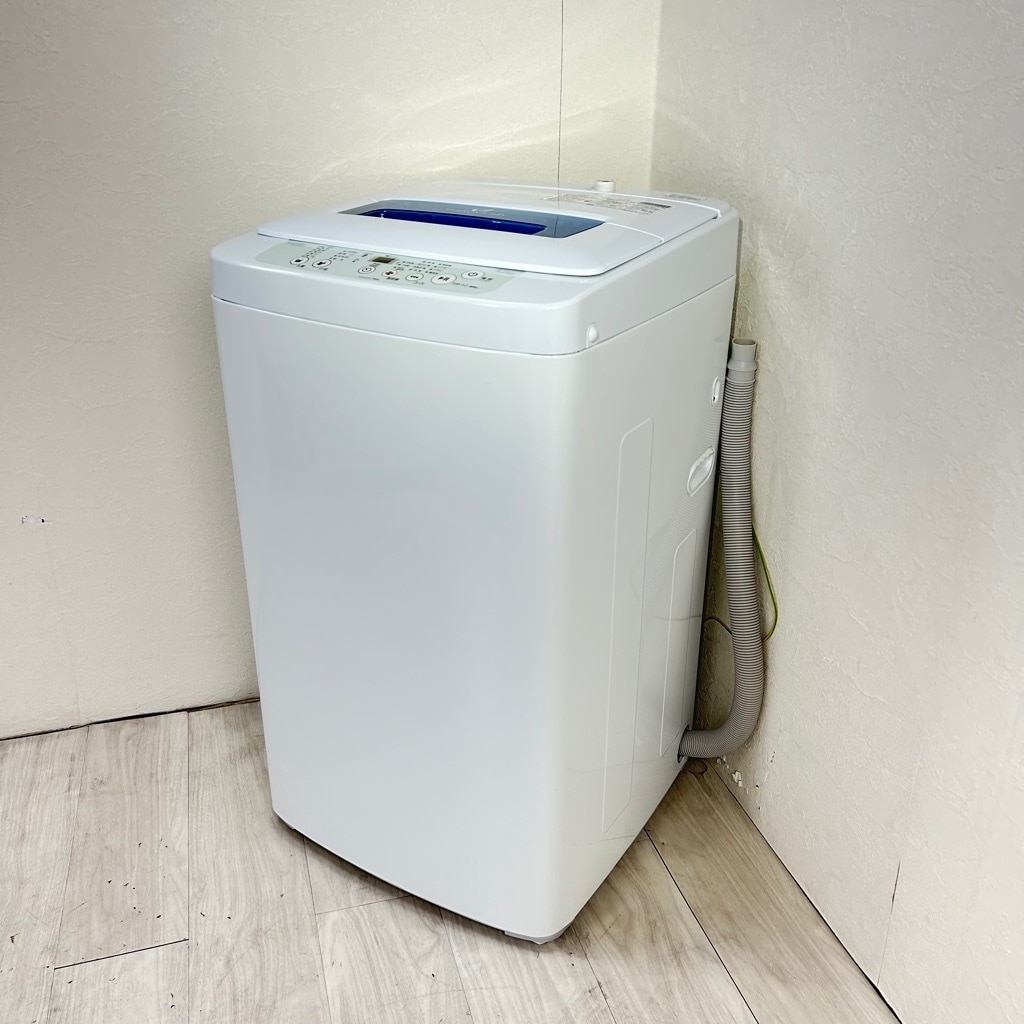 中古 風乾燥 全自動洗濯機 4.2kg ハイアール JW-K42K-W 2015年製