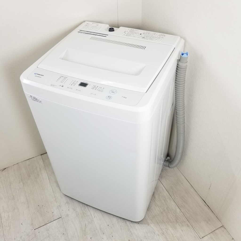 中古 高年式 洗濯機 maxzen マクスゼン 7.0kg JW70WP01 2019年製