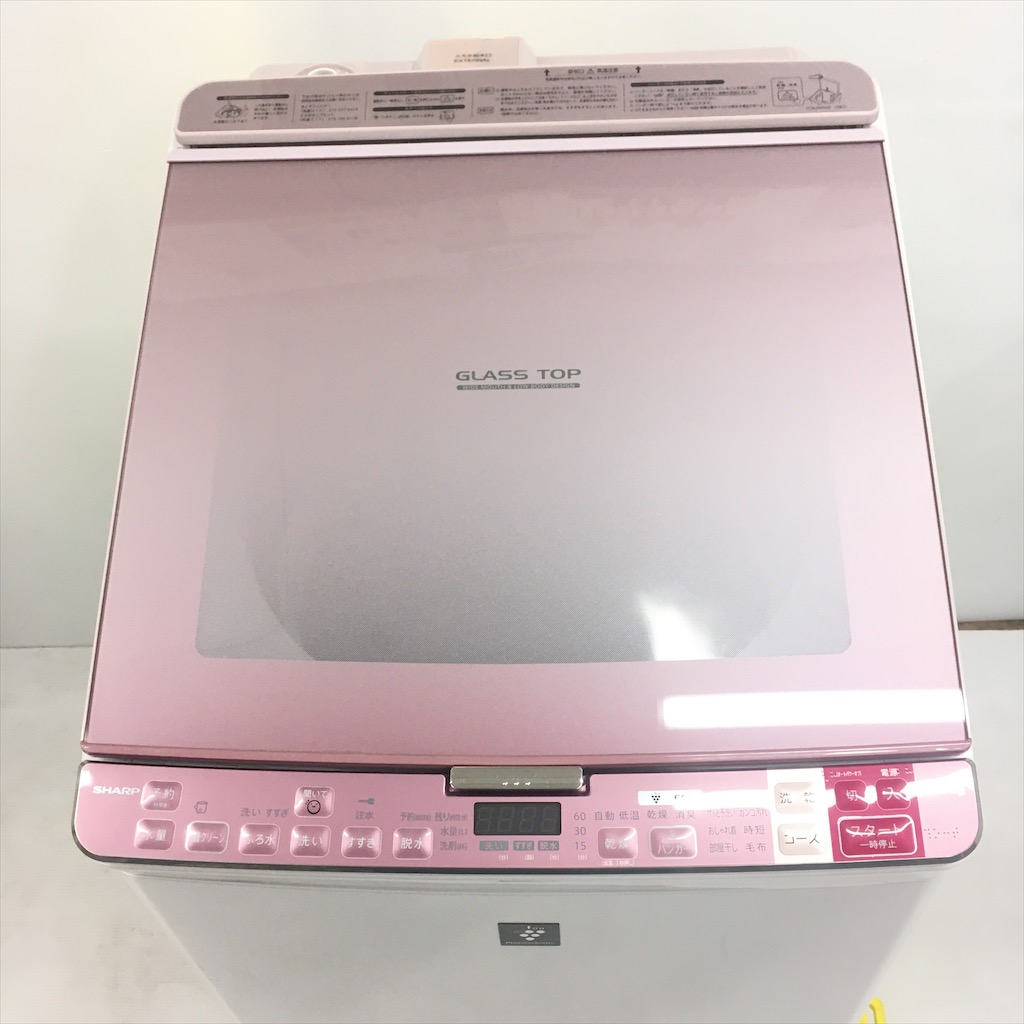 中古 近郊送料格安 洗濯8.0kg 乾燥4.5kg 全自動洗濯乾燥機 シャープ ES