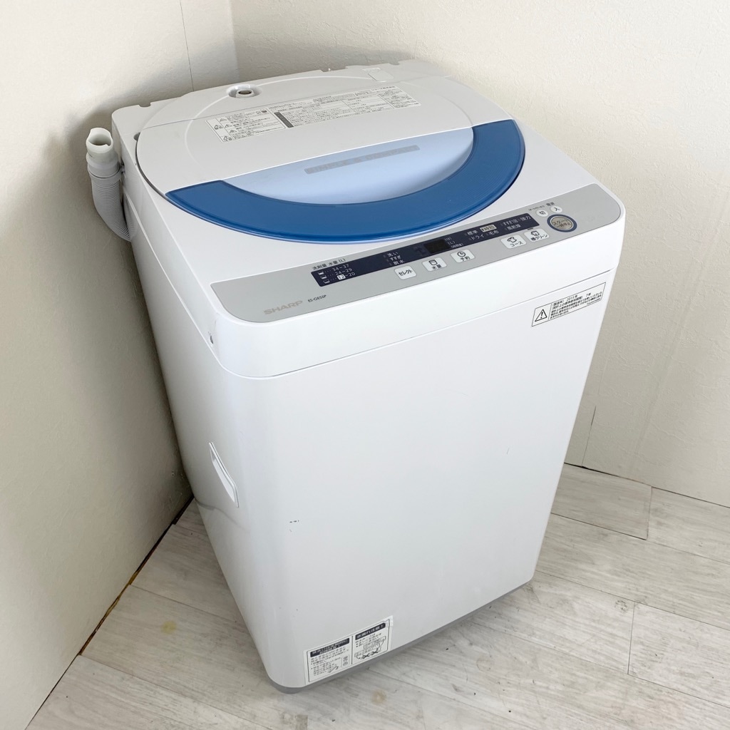 6ヶ月保証付 5.5kg 全自動洗濯機 シャープ 2014年製～2015年製造