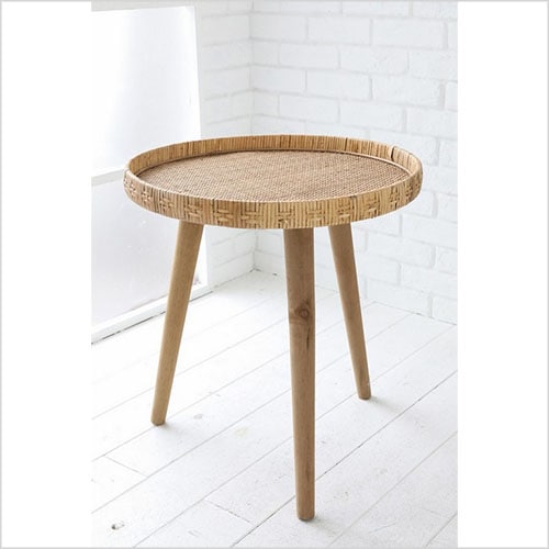 ラタンラウンドテーブル | 家具 | COVENT GARDEN Bazaar Online Shop