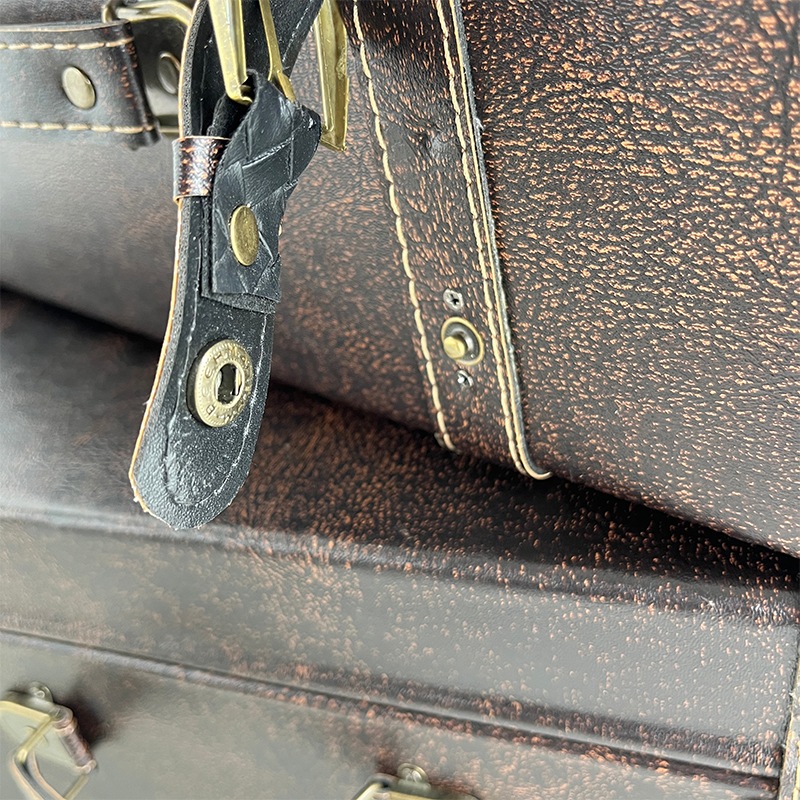 バックルボタン・ラージレザートランクL (S) | トランクボックス・収納