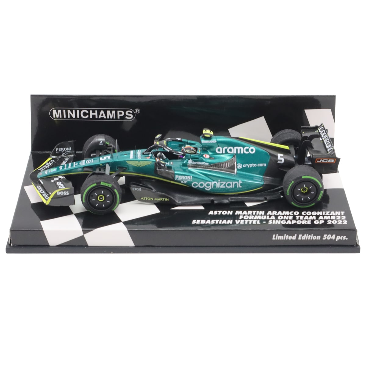 ミニチャンプス 1/43 アストンマーティン アラムコ コグニザント F1