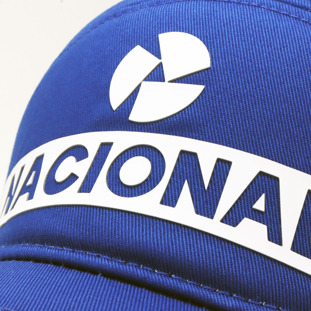 アイルトン セナ NACIONAL レプリカ ベースボール キャップ | キャップ