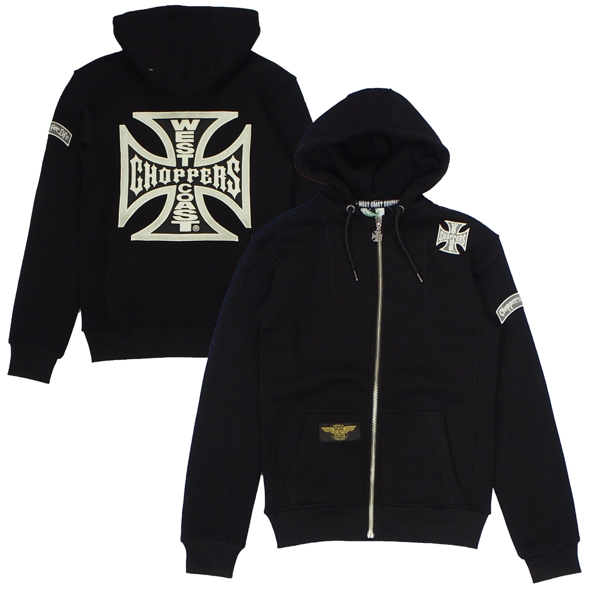 ウエスト コースト チョッパーズ OG クラシック パネル フルジップ