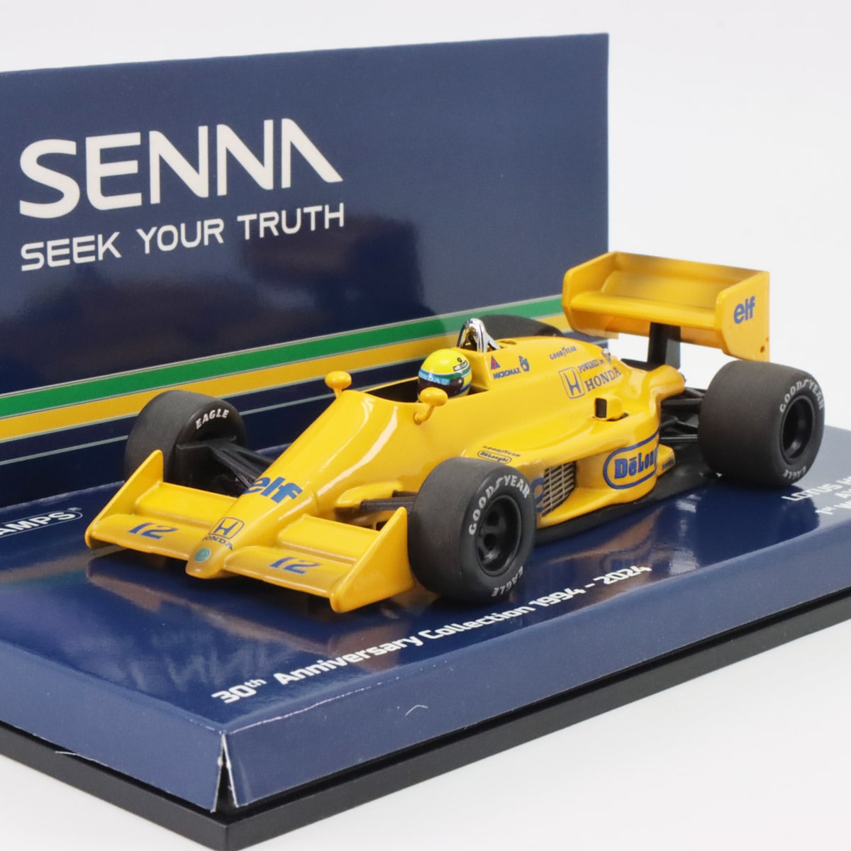 ミニチャンプス 1/43 ロータス ホンダ 99T 1987年 モナコGP初優勝