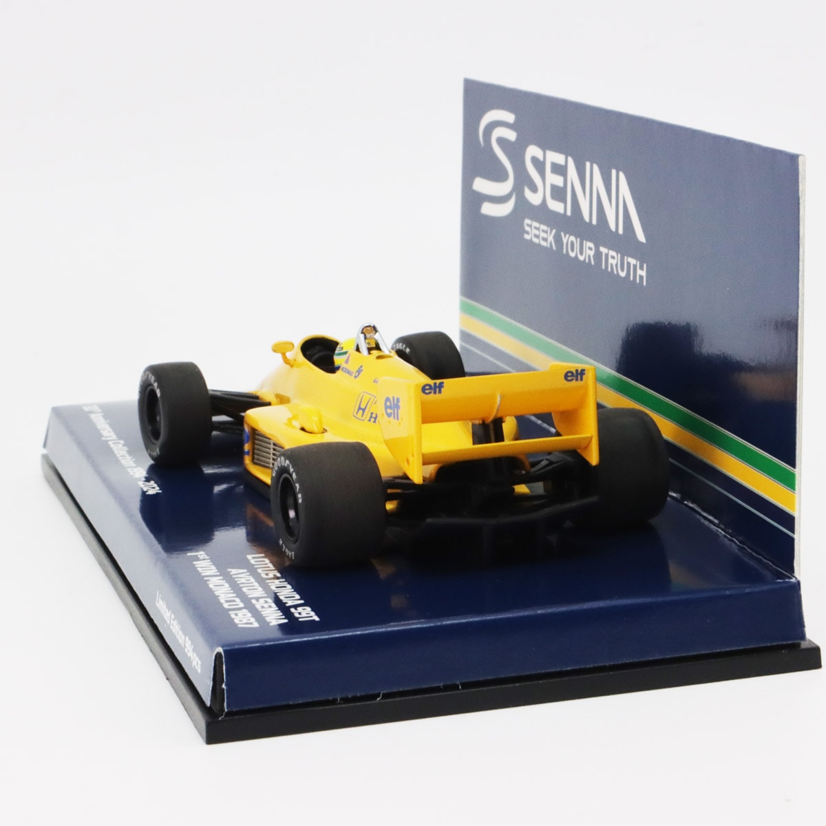 ミニチャンプス 1/43 ロータス ホンダ 99T 1987年 モナコGP初優勝