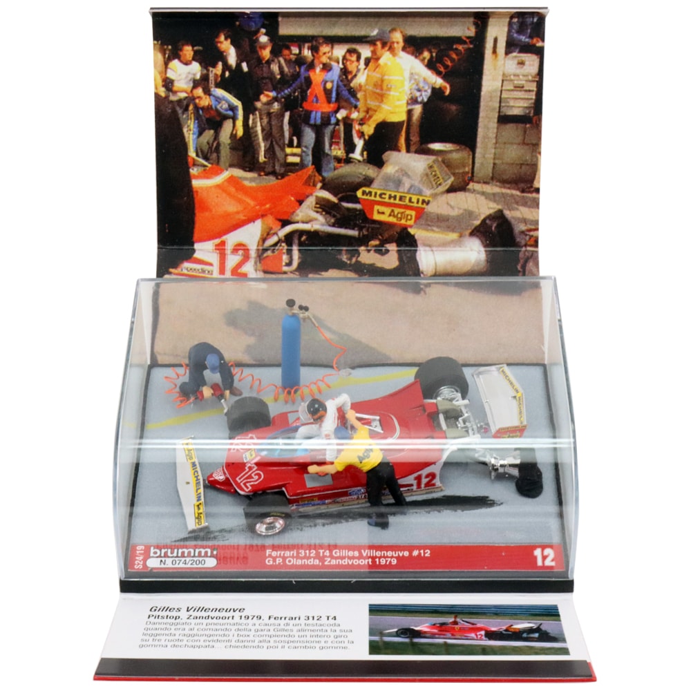 BRUMM 1/43 スクーデリア フェラーリ 312 T4 ジル ヴィルヌーヴ 1979年