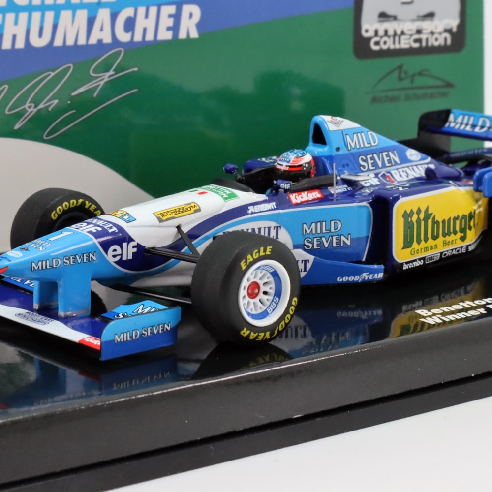 ミニチャンプス 1/43 ベネトン ルノー B195 ミハエル シューマッハ
