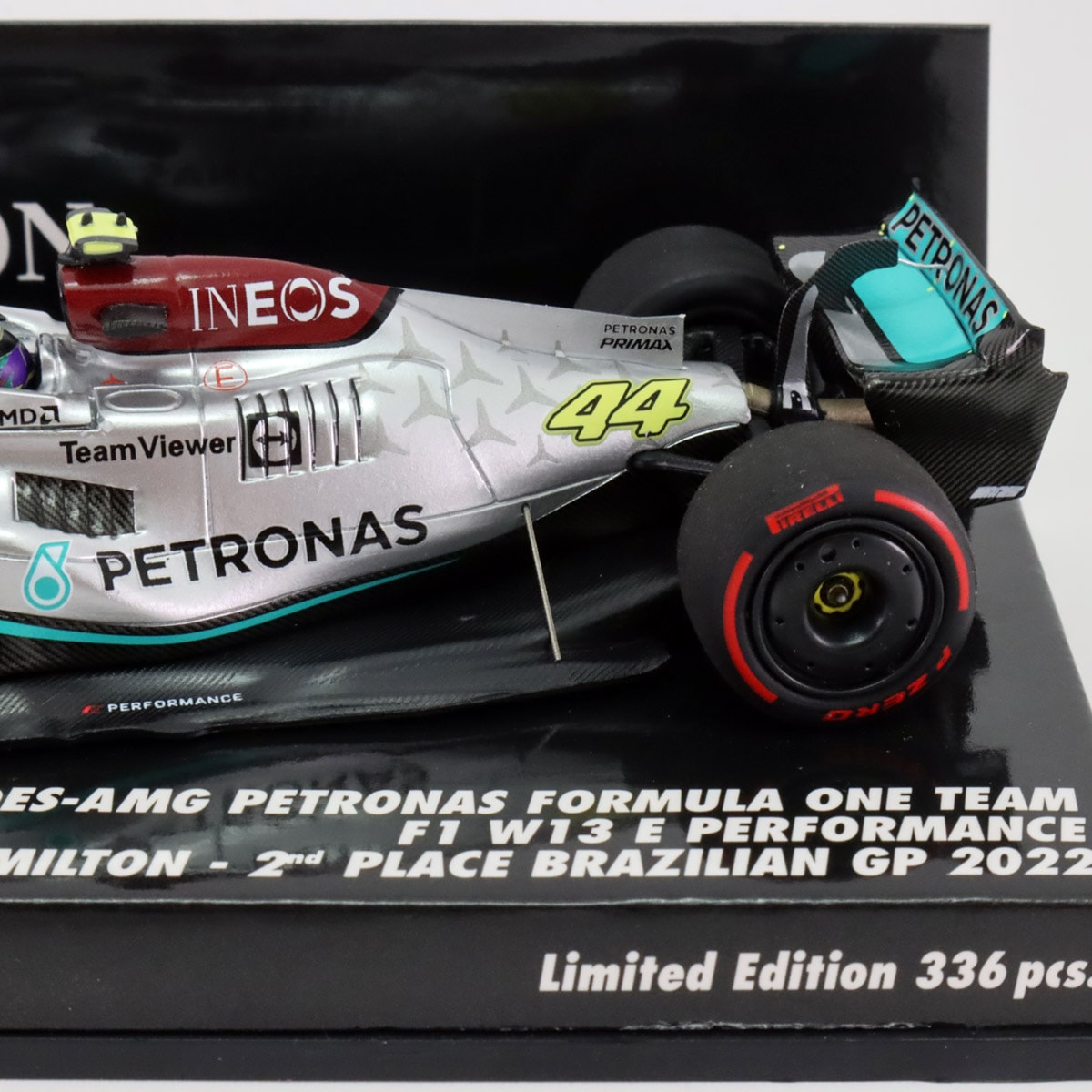 ミニチャンプス 1/43 2022年 メルセデス AMG W13 ルイス ハミルトン