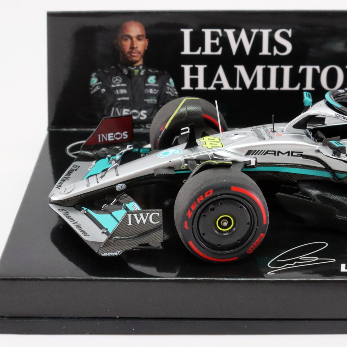 ミニチャンプス 1/43 2022年 メルセデス AMG W13 ルイス ハミルトン