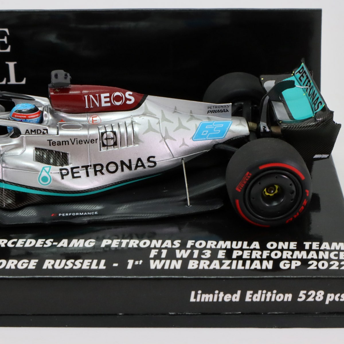 ミニチャンプス 1/43 2022年 メルセデス AMG W13 ジョージ ラッセル