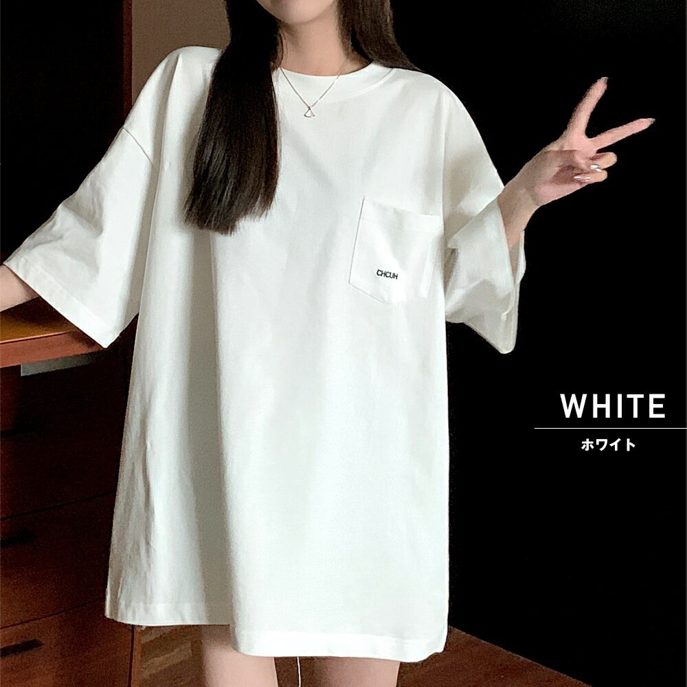 Cross charm official store | tシャツ 半袖 プリント ポケット刺繍