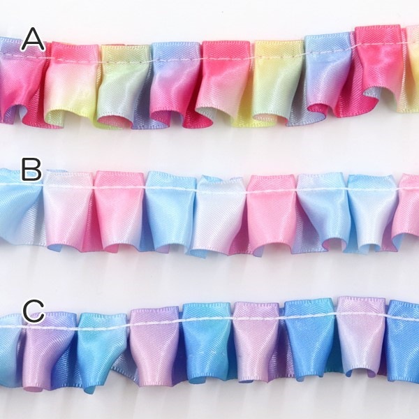 レインボーフリル【25mm】(50cm単位) | 手芸センタードリーム公式通販