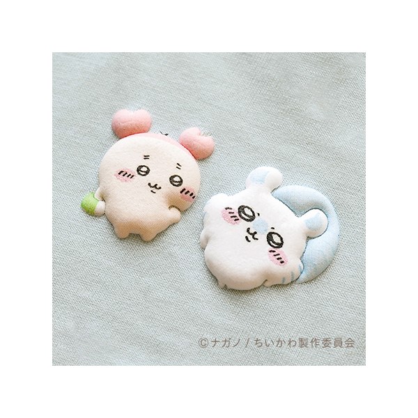 ちいかわ ふくらむアップリケ 古本屋＆モモンガ H458-417-003 | 手芸