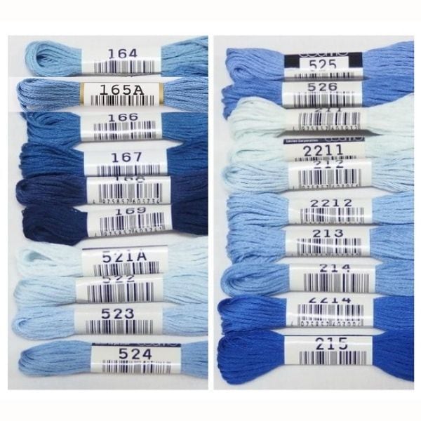 コスモ25番刺繍糸【青系】 | 手芸センタードリーム公式通販サイト