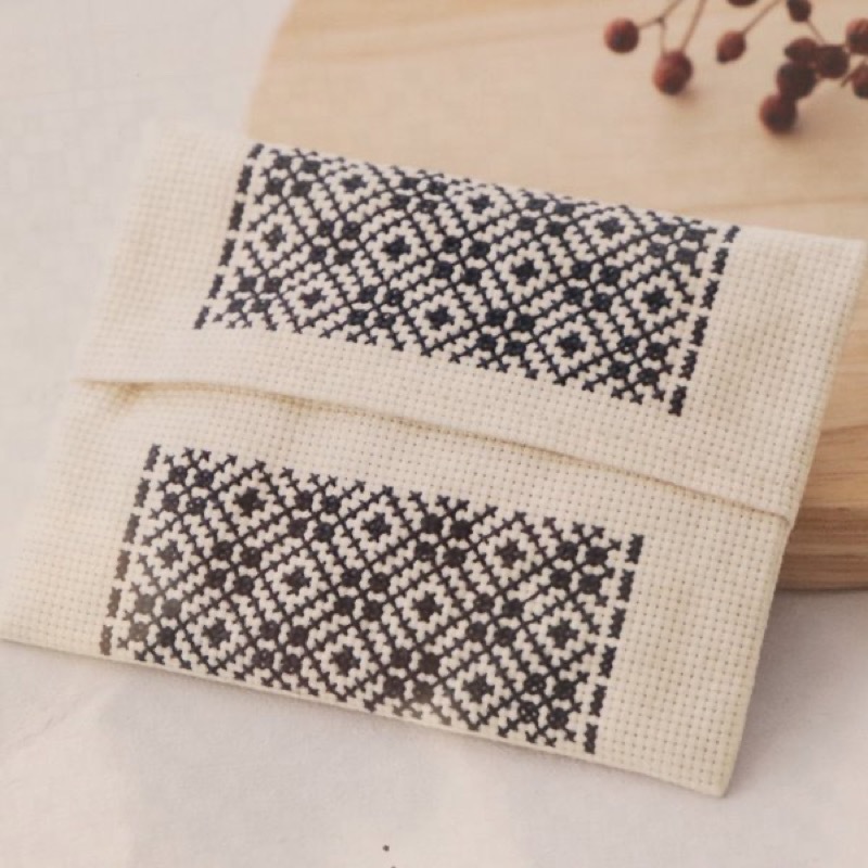 コスモ キット 和もようのクロスステッチ No.2805 ポケットティッシュ