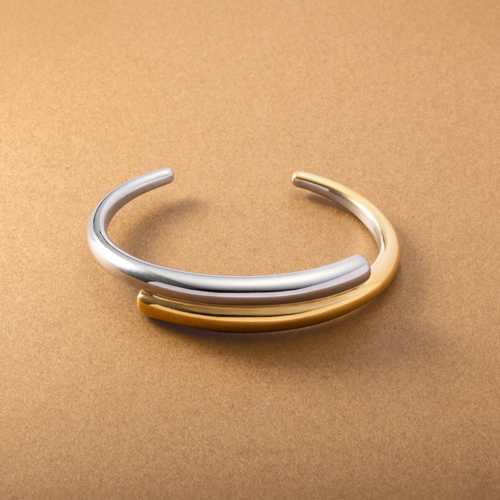 ゆうパケット】ステンレス製 バングル 金属アレルギー つけっぱなし