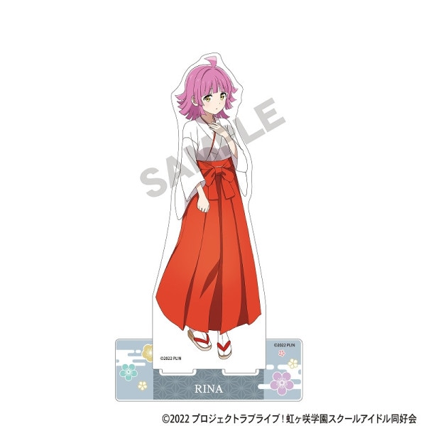 ラブライブ！虹ヶ咲学園スクールアイドル同好会 スクエア和紙缶バッジ