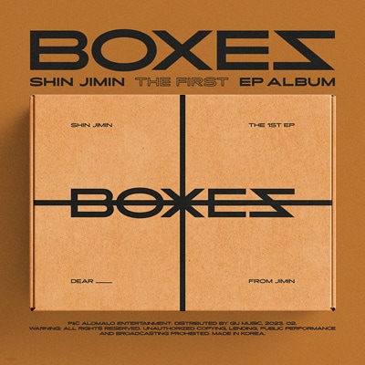 韓国音楽 元AOAのシン・ジミン - BOXES [初回限定サイン盤] (CD+フォト