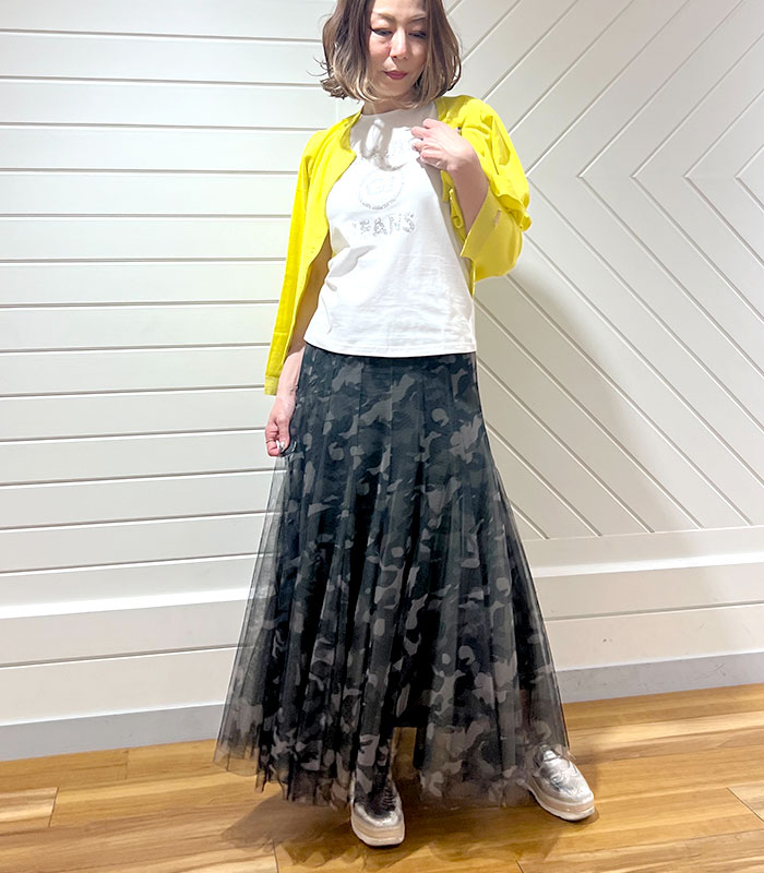 TRANOI】迷彩柄チュールスカート182R516 | WEAR,スカート | DESERT ROSE