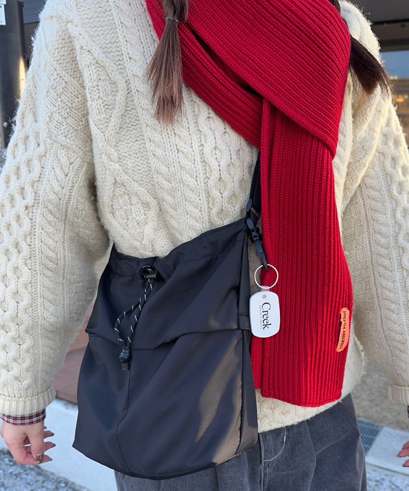 DEVICE × mikaコラボ 】 Rename ナイロン×パラコード巾着ショルダー