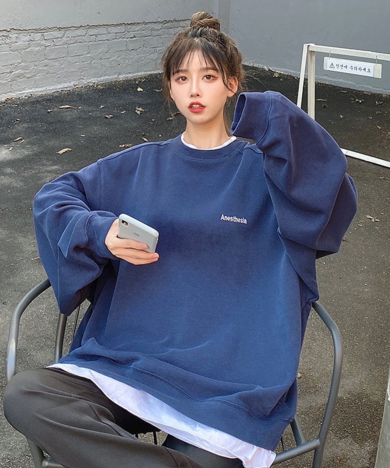 DEVICE select ストリートデザイン スウェット トレーナー メンズ