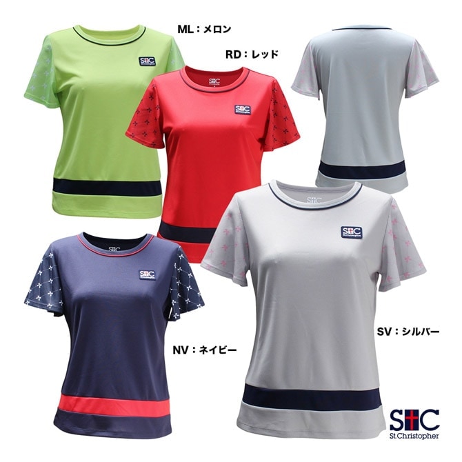 セントクリストファー St.Christopher テニスウェア レディス スリーブ