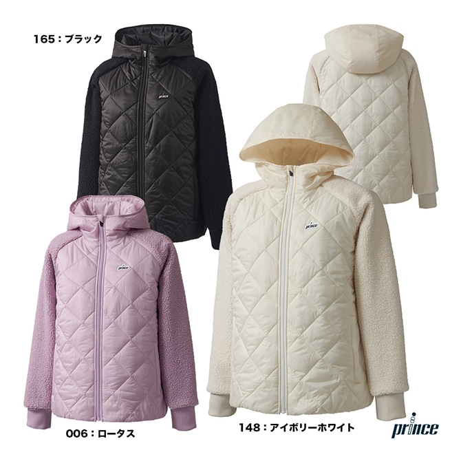 プリンス prince テニスウェア レディス ハイブリッドジャケット