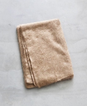 WOMEN'S】TOUJOURS（トゥジュー）“Plain Stitch Mink Finished Stole