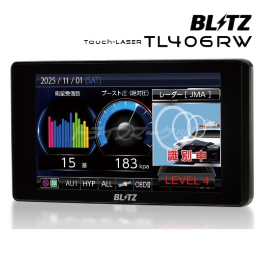送料無料】TL406RW ブリッツ BLITZ レーザー＆レーダー探知機【JMA-600