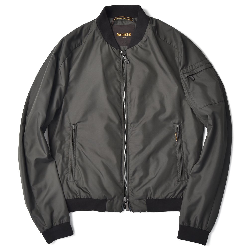MOORER ムーレー CORELLI-WK ポリエステル MA-1型 ボンバージャケット