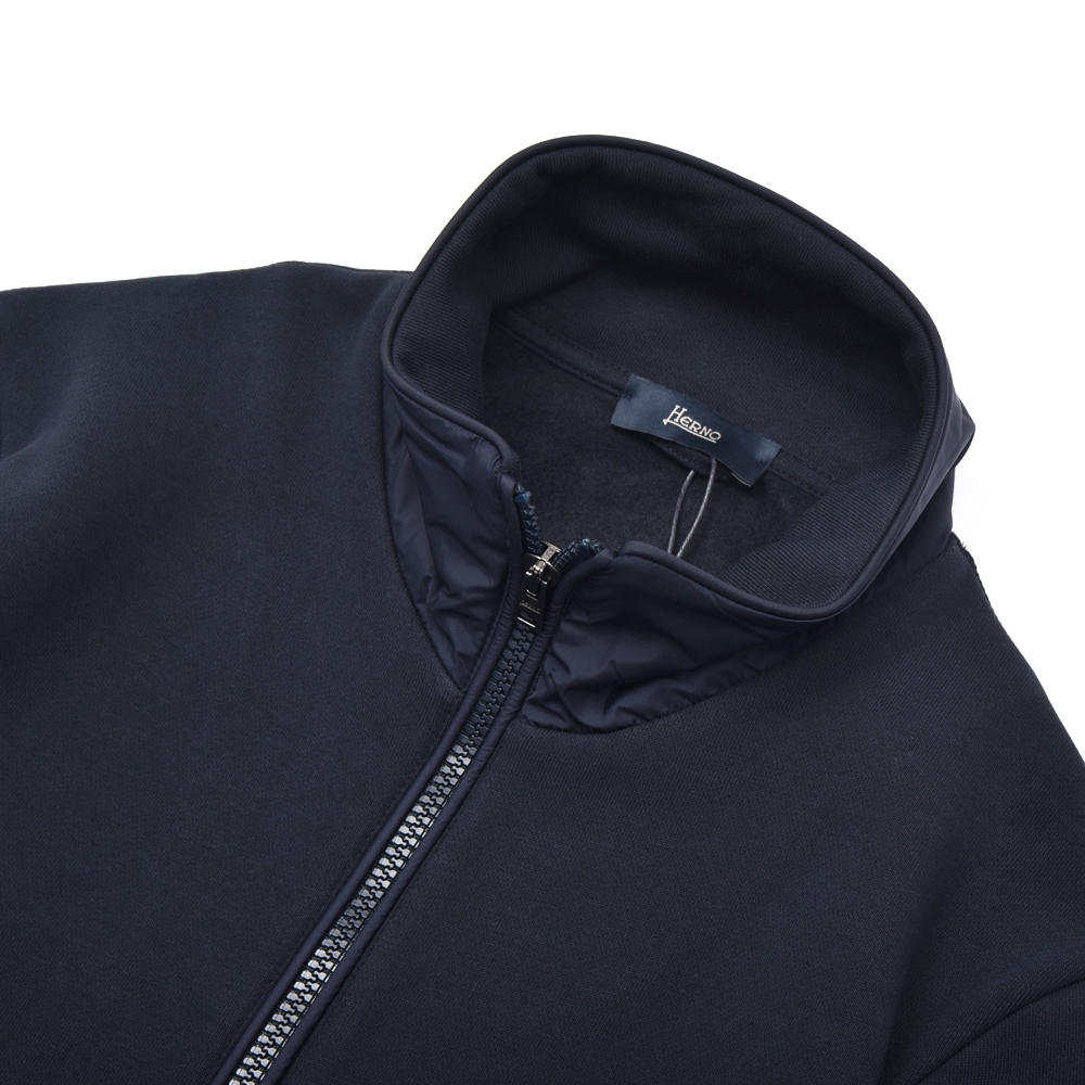 HERNO ヘルノ JC0010U-50027＋12004 スウェット ジップアップ ブルゾン