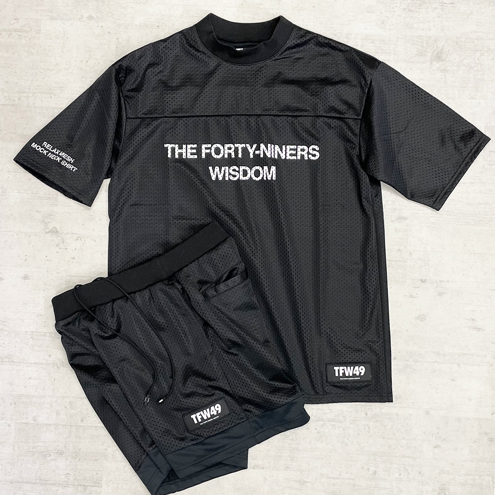 TFW49 ティーエフダブリュー49 RELAX MESH MOCKNECK リラックス