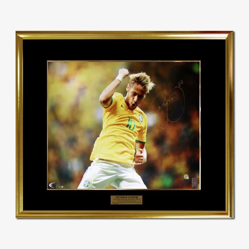 世界限定10枚] ネイマール直筆サイン入りグラフィックアート ブラジル
