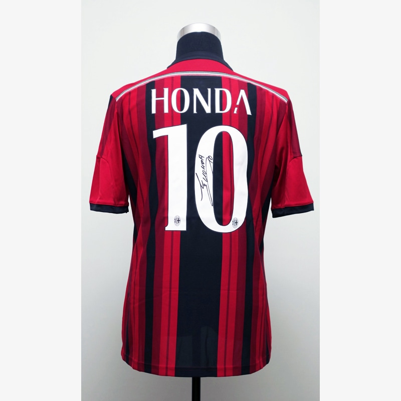 本田圭佑 直筆サイン入りACミラン14/15ホームユニフォーム | THE DUGOUT