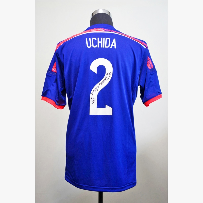 内田篤人 直筆サイン入り日本代表14/15ホームユニフォーム | THE DUGOUT