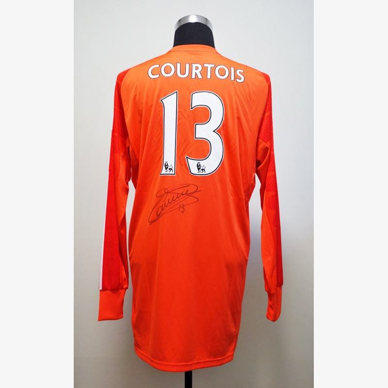 ティボー・クルトワ直筆サイン入りチェルシー14/15GKユニフォーム
