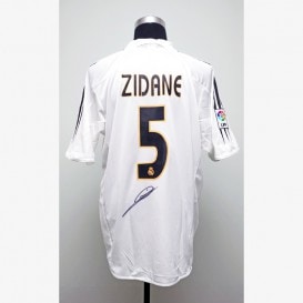 ジダン直筆サイン入りフランス代表98/99復刻版ホームユニフォーム