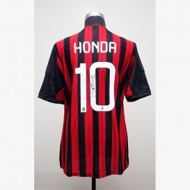本田圭佑 直筆サイン入りACミラン14/15ホームユニフォーム | THE DUGOUT