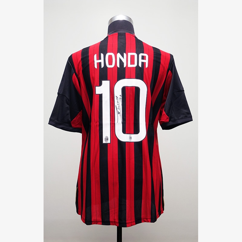 本田圭佑 直筆サイン入りACミラン13/14ホームユニフォーム | THE DUGOUT