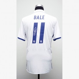 ギャレス・ベイル直筆サイン入りレアルマドリード15/16ホーム